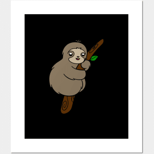 Cute Sloth I'll Do It Tomorrow Posters and Art